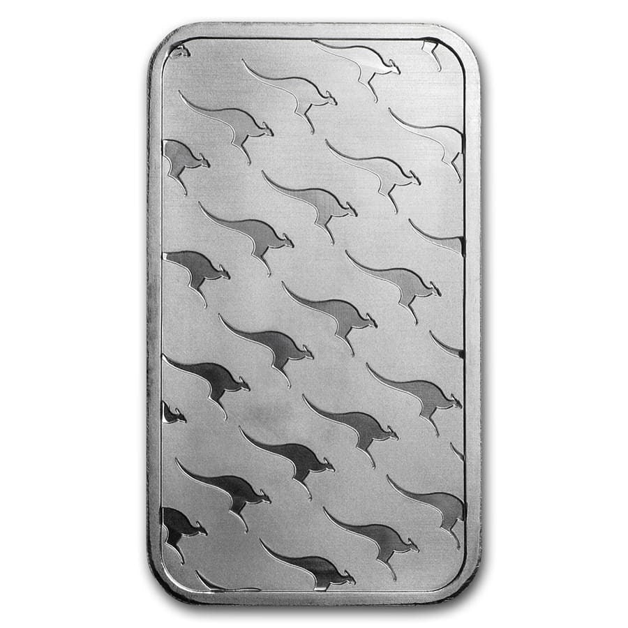 1 oz Silver Bar Kangaroo - Perth Mint image 1