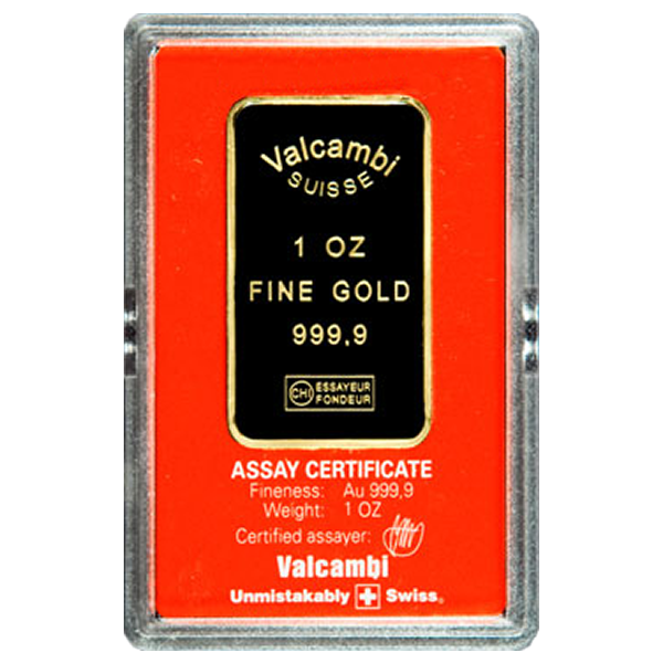 1 oz Scotiabank - Valcambi Suisse Gold Bar [Box of 25] image 2