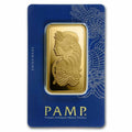 100 GRAM Gold PAMP Suisse Lady Fortuna Bar image 0