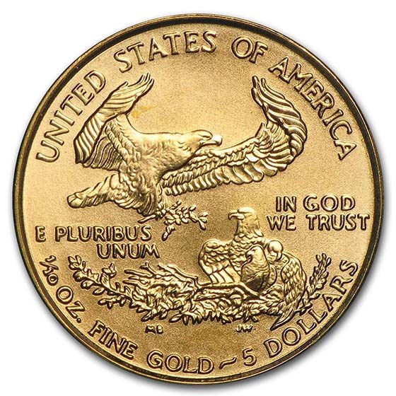 1/10 oz American Gold Eagle Coin (Random Year) image 1