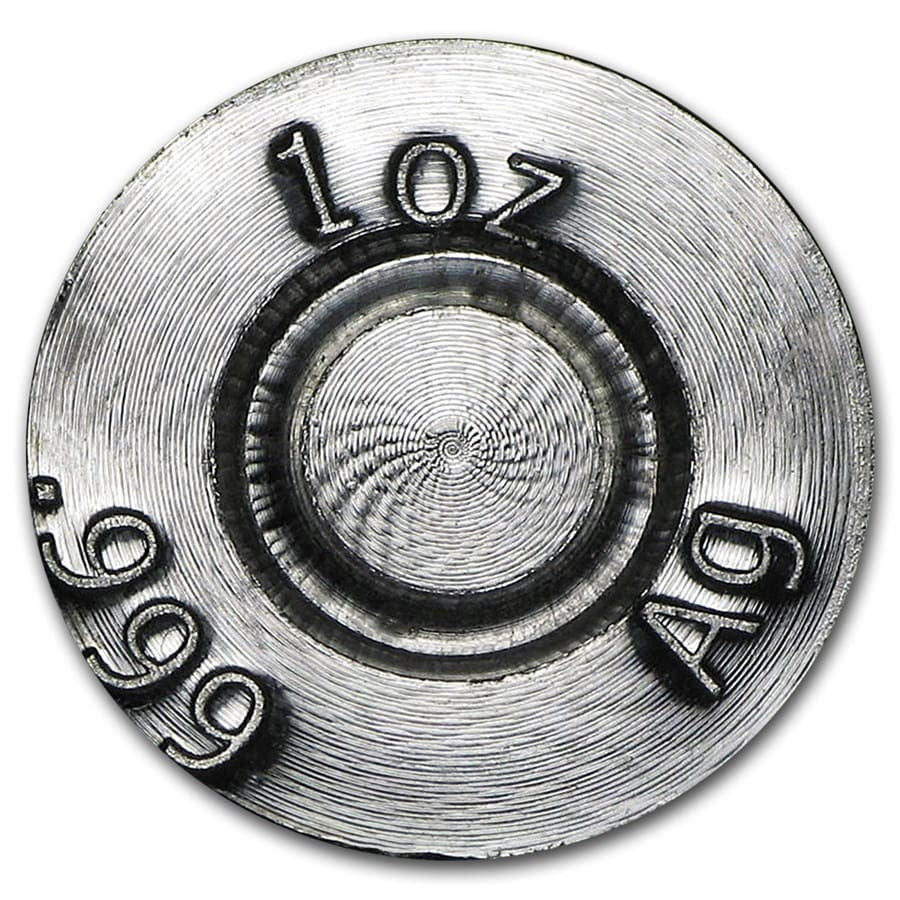 1 oz Silver Bullet - .45 Caliber ACP image 1