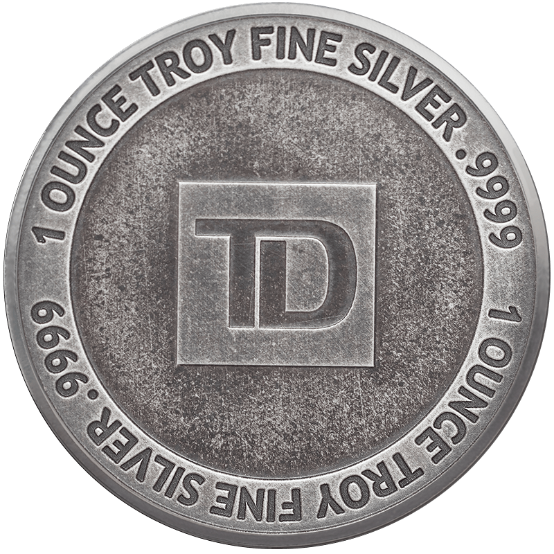 1 oz TD Silver Ball Marker