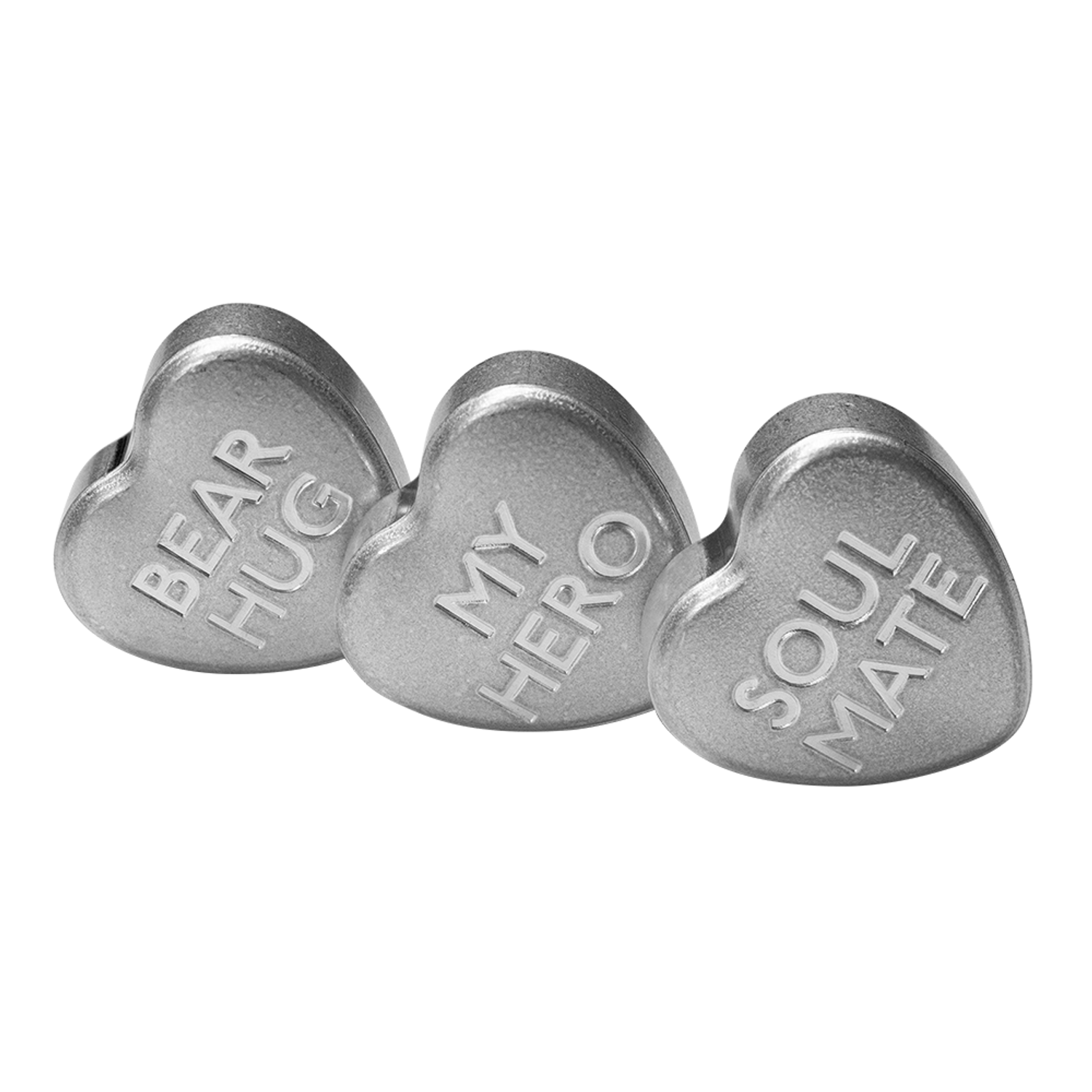 30 Gram Silver Sweethearts Candy PAMP Suisse 3-Heart Set .9999 Fine 2023 Limited Edition (w/Box)
