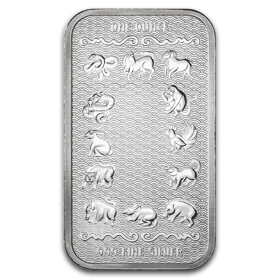1 Oz PAMP Year of the Horse Silver Bar 2026 image 1