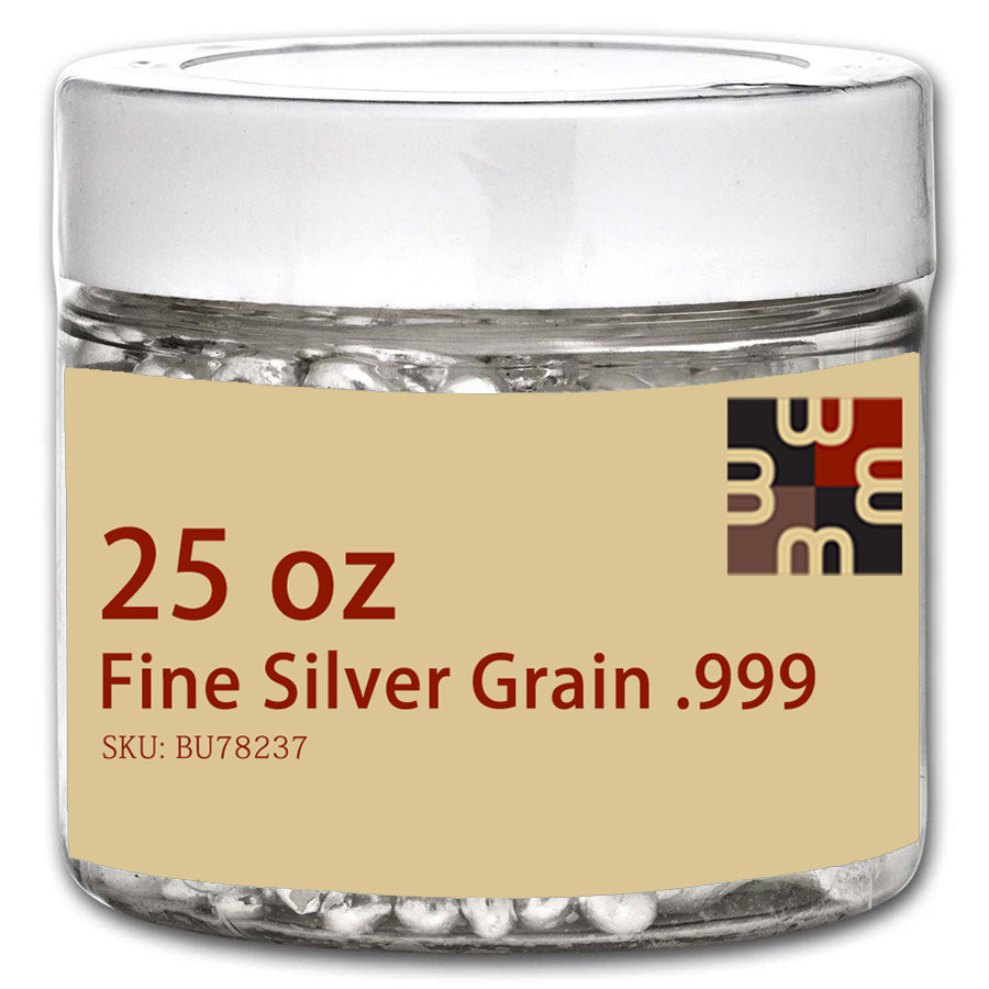 25 Oz Fine Silver Grains .999 image 0