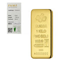 1 Kilo Pamp Suisse Gold Bar image 0