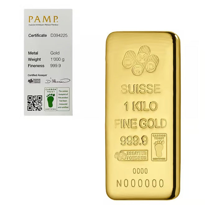 1 Kilo Pamp Suisse Gold Bar image 0