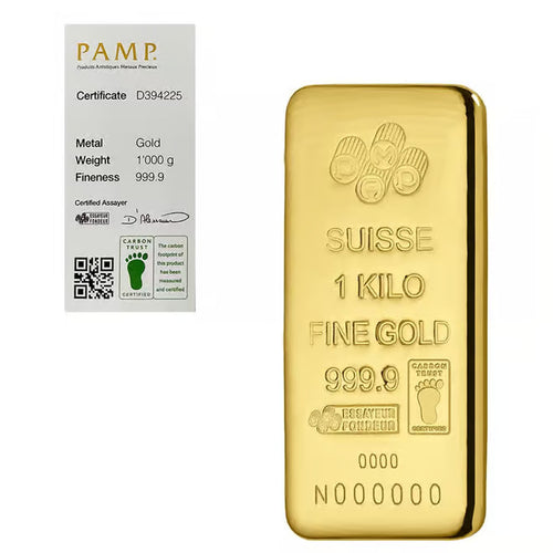 1 Kilo Pamp Suisse Gold Bar image 0