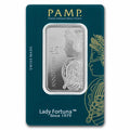 1 oz PAMP 45th Anniversary Lady Fortuna Silver Bar (In Assay) image 0