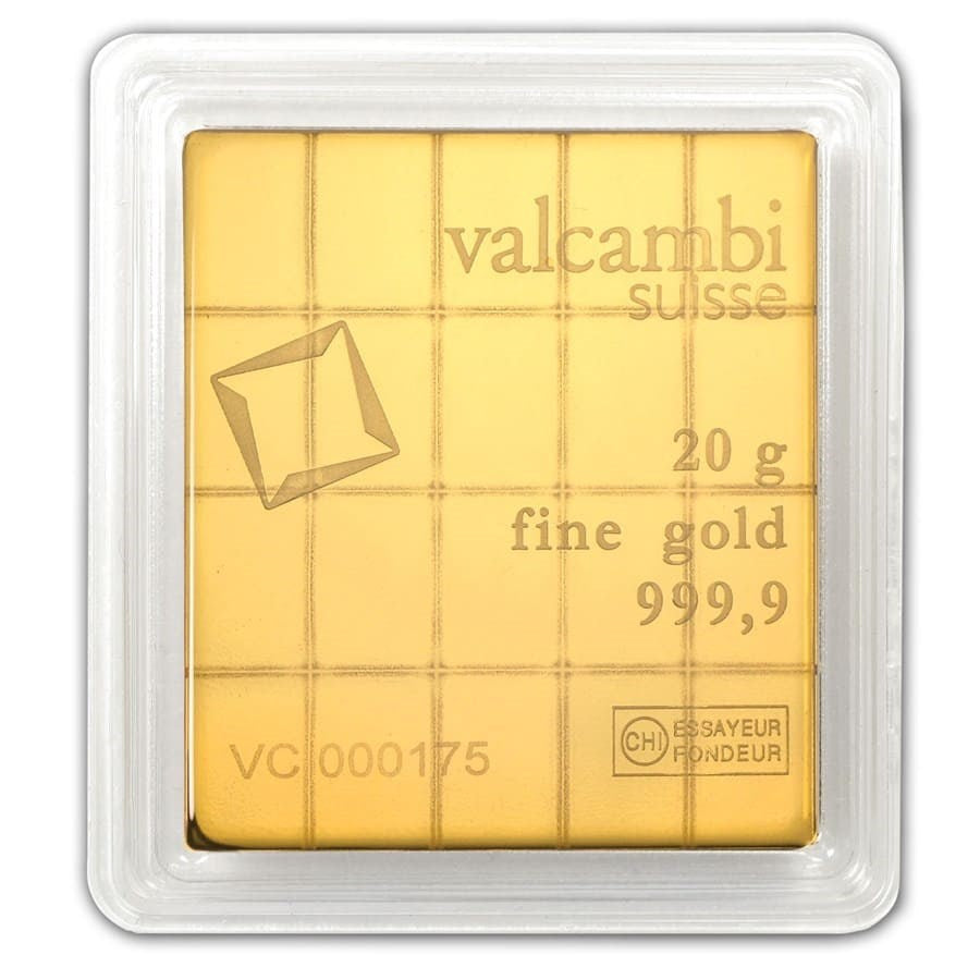 20 x 1 gram Gold Valcambi CombiBar? (In Assay) image 1