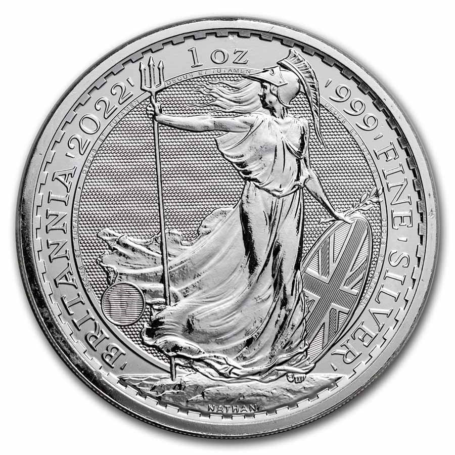 Great Britain 1 oz Silver Britannia BU (Random Year) image 0