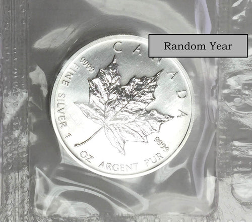 1 Oz Canadian Silver Maple Leaf (Flex Sealed/Random Year) image 0