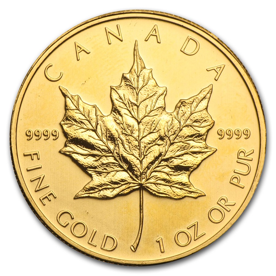 2011 1 oz Canadian Gold Maple Leaf Coin image 0