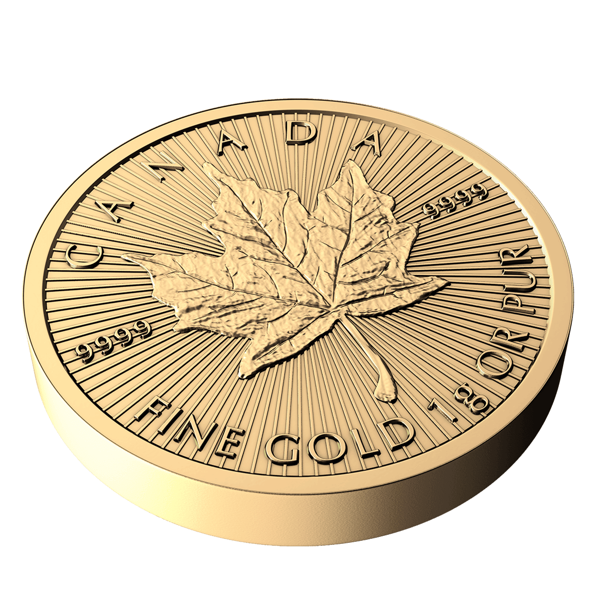 2025 25x 1 gram Gold Maple Leafs Maplegram25? (In Assay Sleeve) image 5