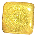 1.2 Oz Square Gold Cast Bar image 0