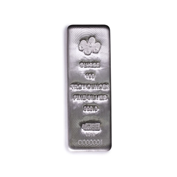 100 oz PAMP Silver Bar image 2