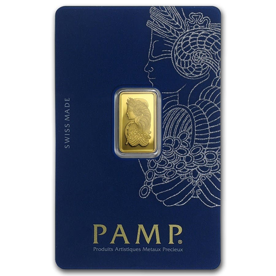 2.5 gram Gold Pamp Suisse Lady Fortuna (w/ Certificate) image 0