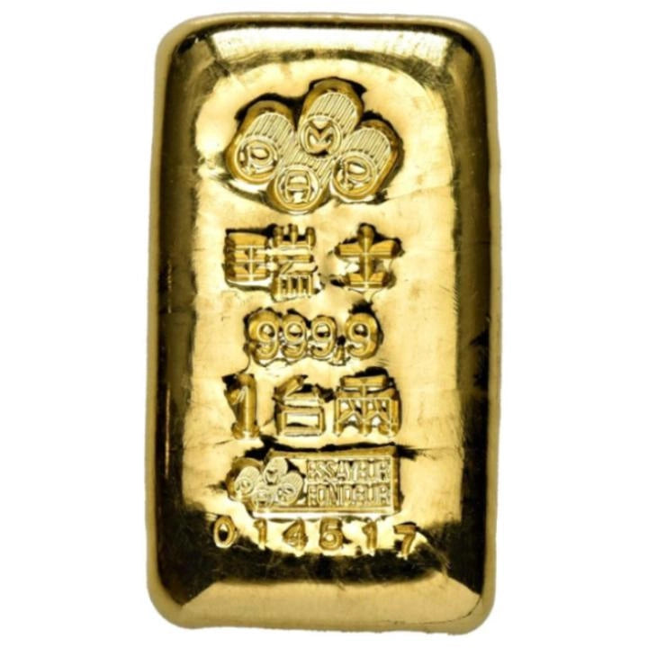 PAMP Suisse 1 Tael Gold Bar Open Bar image 0