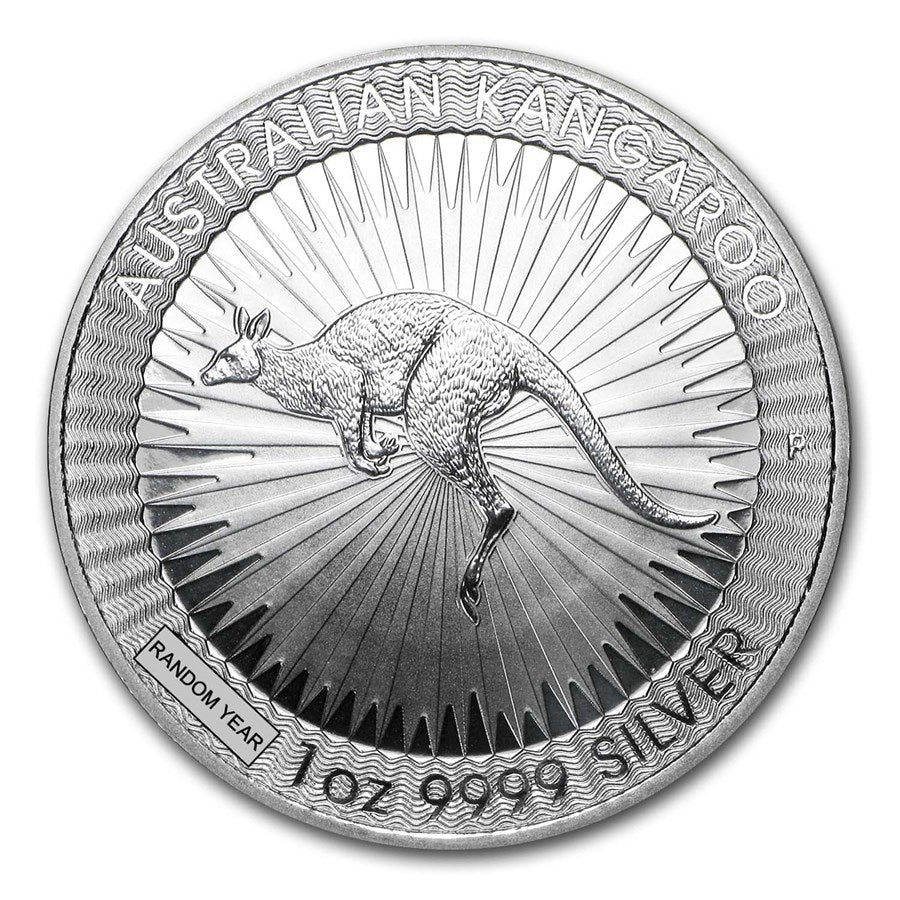 Australia 1 oz Silver Kangaroo BU (Random Year) image 0