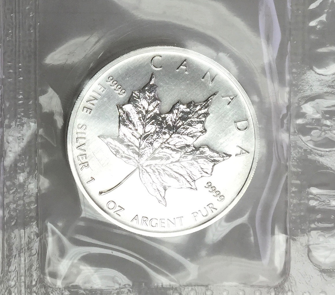 2005 1 Oz Canadian Silver Maple Leaf (Flex Sealed) image 0