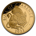 2023 1/4 oz Gold Tudor Beasts Bull of Clarence Gold Coin image 0