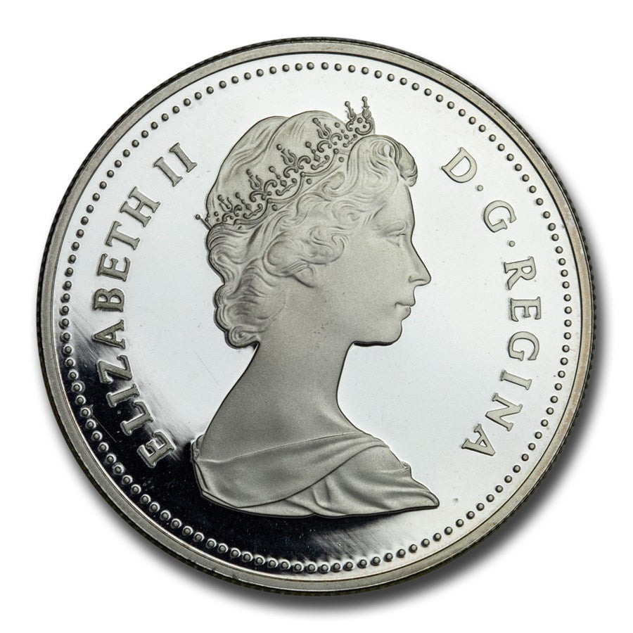 1982 Canada Silver Dollar Proof (Bison Skull) image 1
