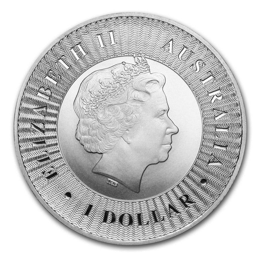 Australia 1 oz Silver Kangaroo BU (Random Year) image 1