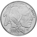 1 oz Pure Silver Liberty Round - Buffalo image 0
