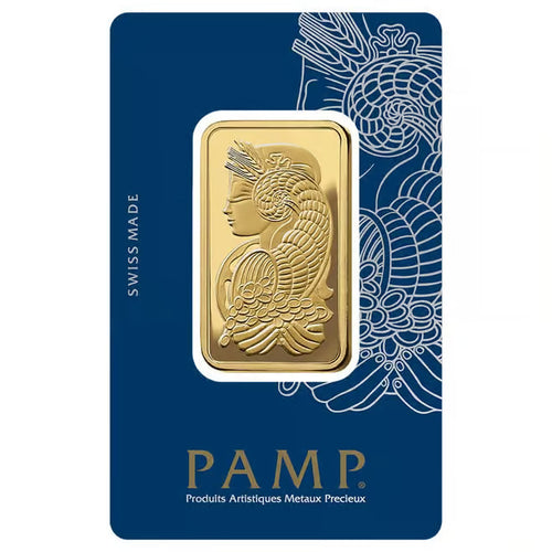 1 oz Gold Bar PAMP Suisse Lady Fortuna Veriscan Carbon Neutral (In Assay) image 1