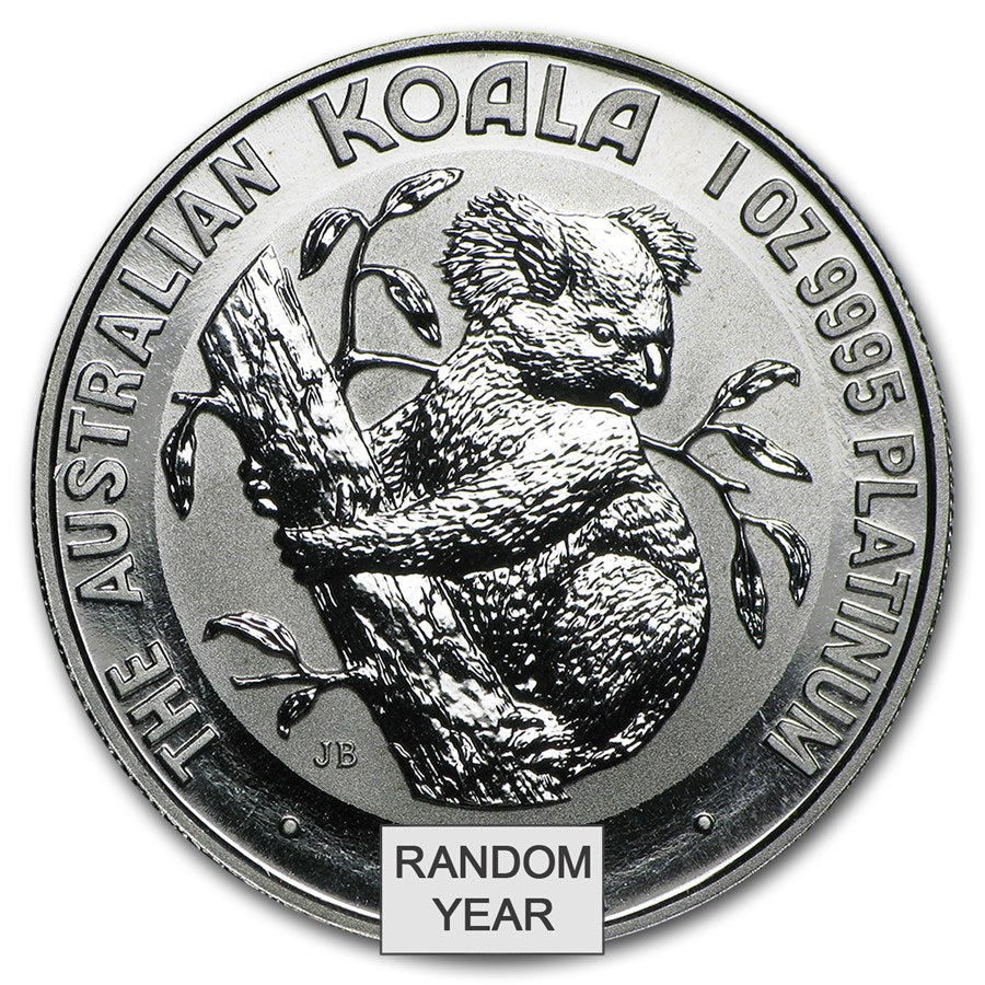 Australia 1 oz Platinum Koala BU (Random Year) image 0