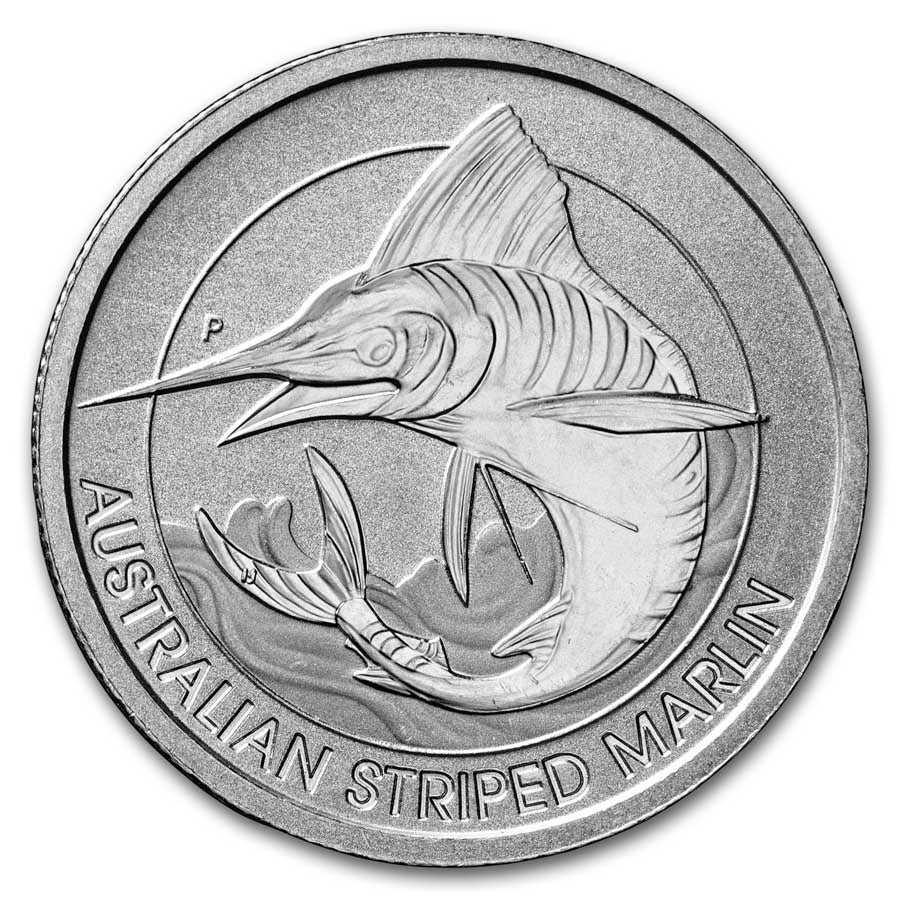 2020 Australia 1/3 oz Platinum Striped Marlin BU image 0