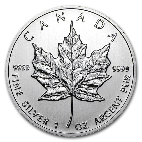 1 Oz Canadian Silver Maple Leaf Coin (Random Year/Backdated) image 0
