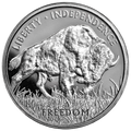 1 Oz Silver Round PAMP Buffalo image 0