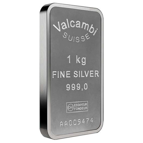 1 Kilo Valcambi Suisse Pure Silver Bar